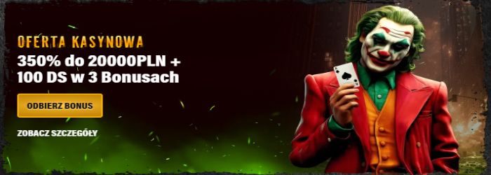 JOKERY CASINO bonus bez depozytu